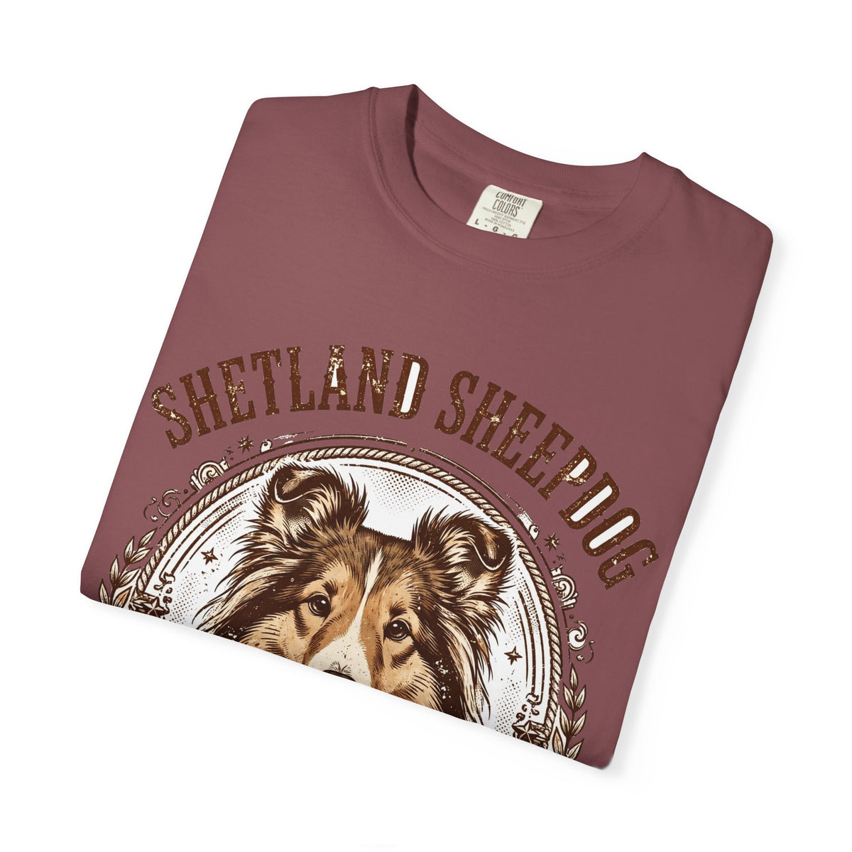 'Sheltie Shuffle' Shetland Sheepdog T-Shirt — alternate view