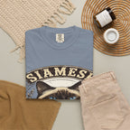 'Blue-Eyed Chatterbox' Siamese Cat T-Shirt — alternate view