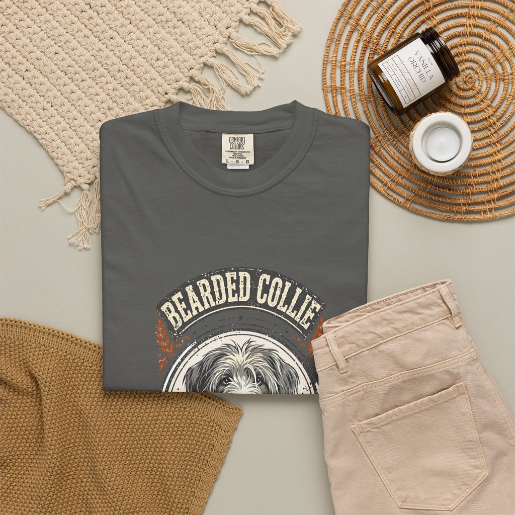 'Beardie Bounce' Bearded Collie T-Shirt — alternate view
