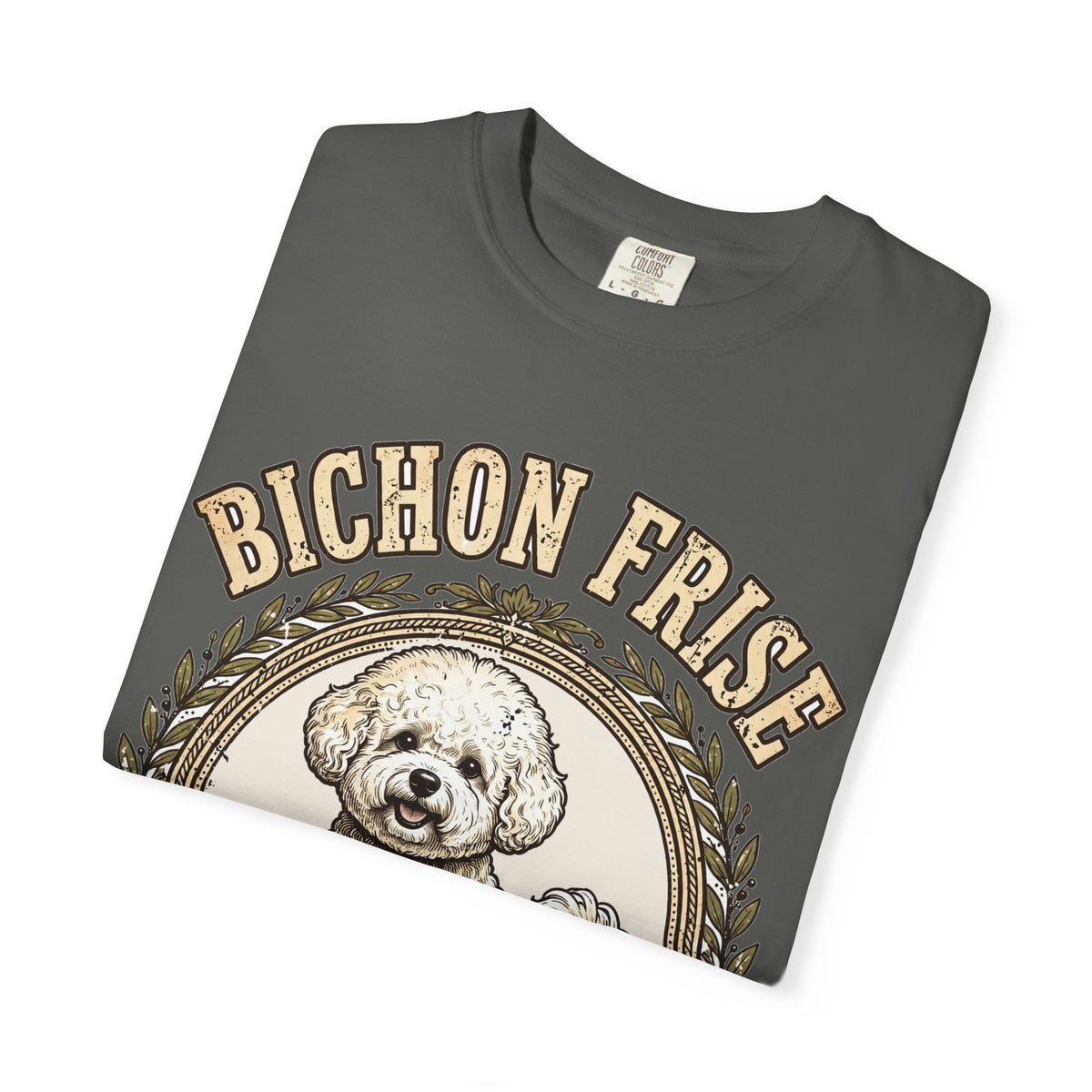 'Powder Puff Power' Bichon Frise T-Shirt — alternate view