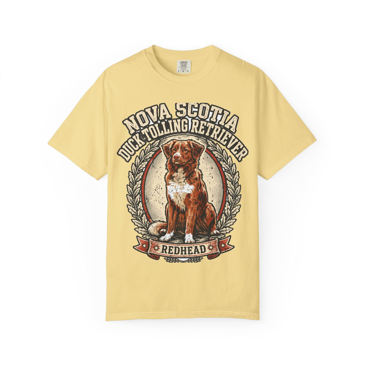 'Redhead' Nova Scotia Duck Tolling Retriever T-Shirt — alternate view