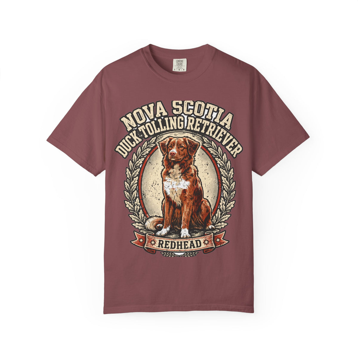 'Redhead' Nova Scotia Duck Tolling Retriever T-Shirt — alternate view