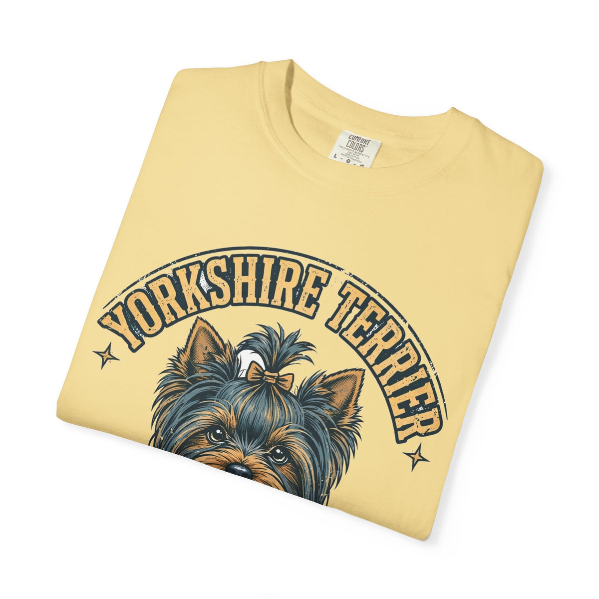 'Tiny Boss' Yorkshire Terrier T-Shirt — alternate view