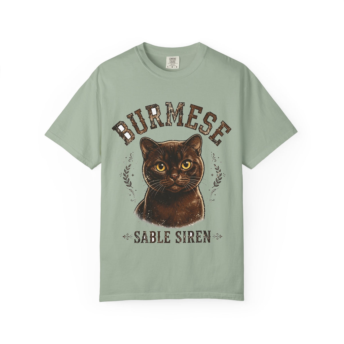 'Sable Siren' Burmese Cat T-Shirt — alternate view