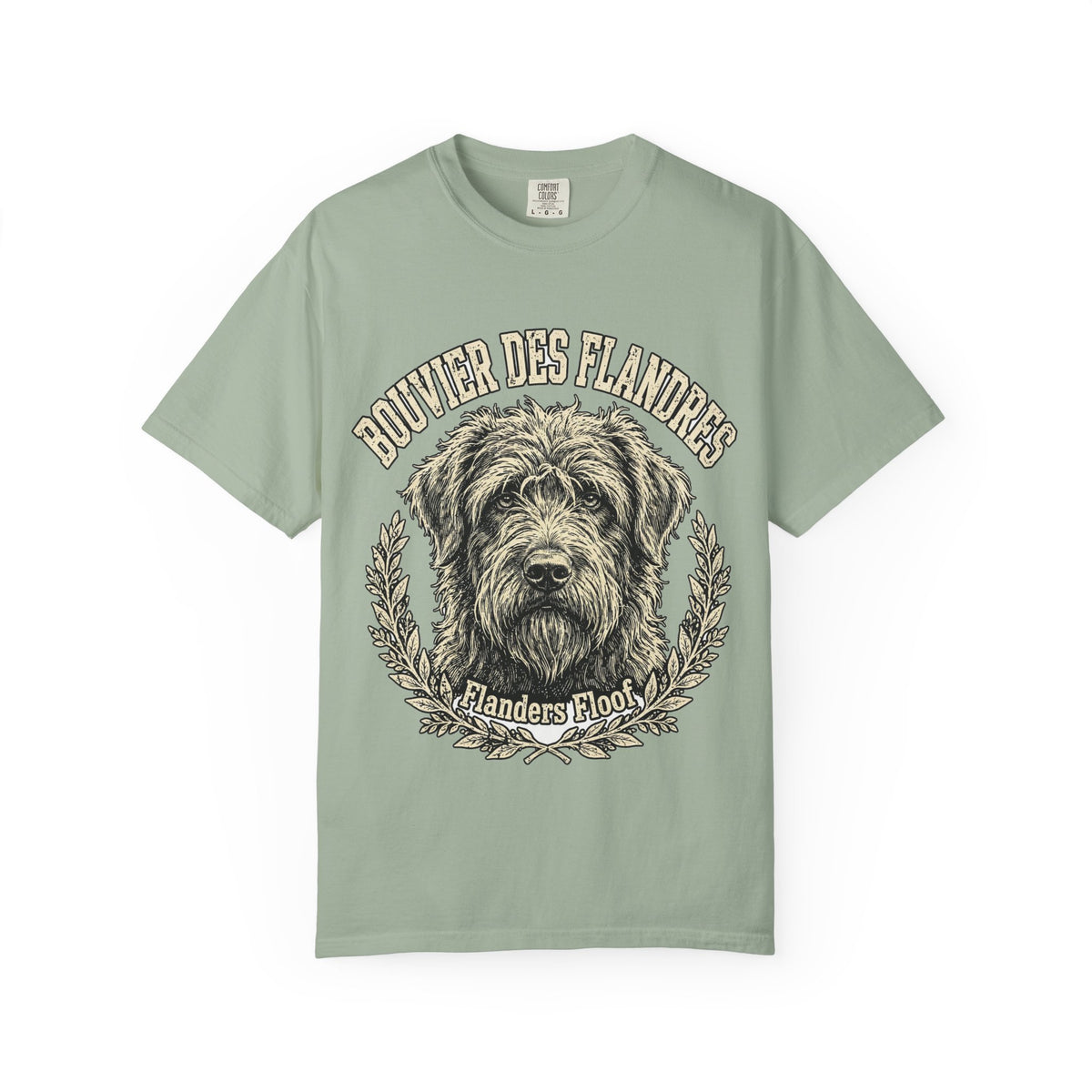 'Flanders Floof' Bouvier des Flandres T-Shirt — alternate view