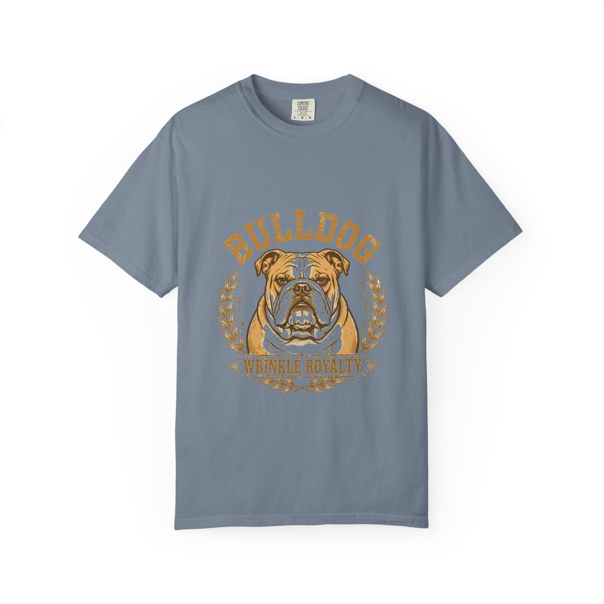 'Wrinkle Royalty Bulldog' Bulldog T-Shirt — alternate view
