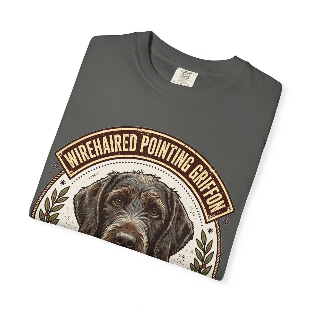 'Scruffy Point' Wirehaired Pointing Griffon T-Shirt — alternate view