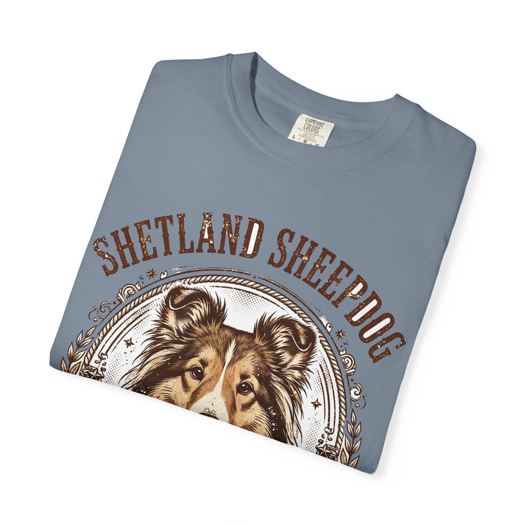 'Sheltie Shuffle' Shetland Sheepdog T-Shirt — alternate view