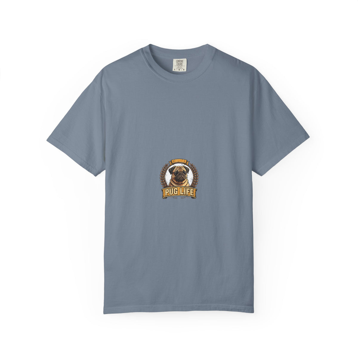 'Pugglee Vintage Dog Graphic' Pug T-Shirt — alternate view