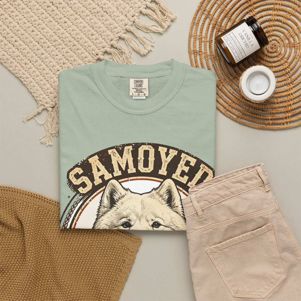 'Smiles & Snow' Samoyed T-Shirt — alternate view