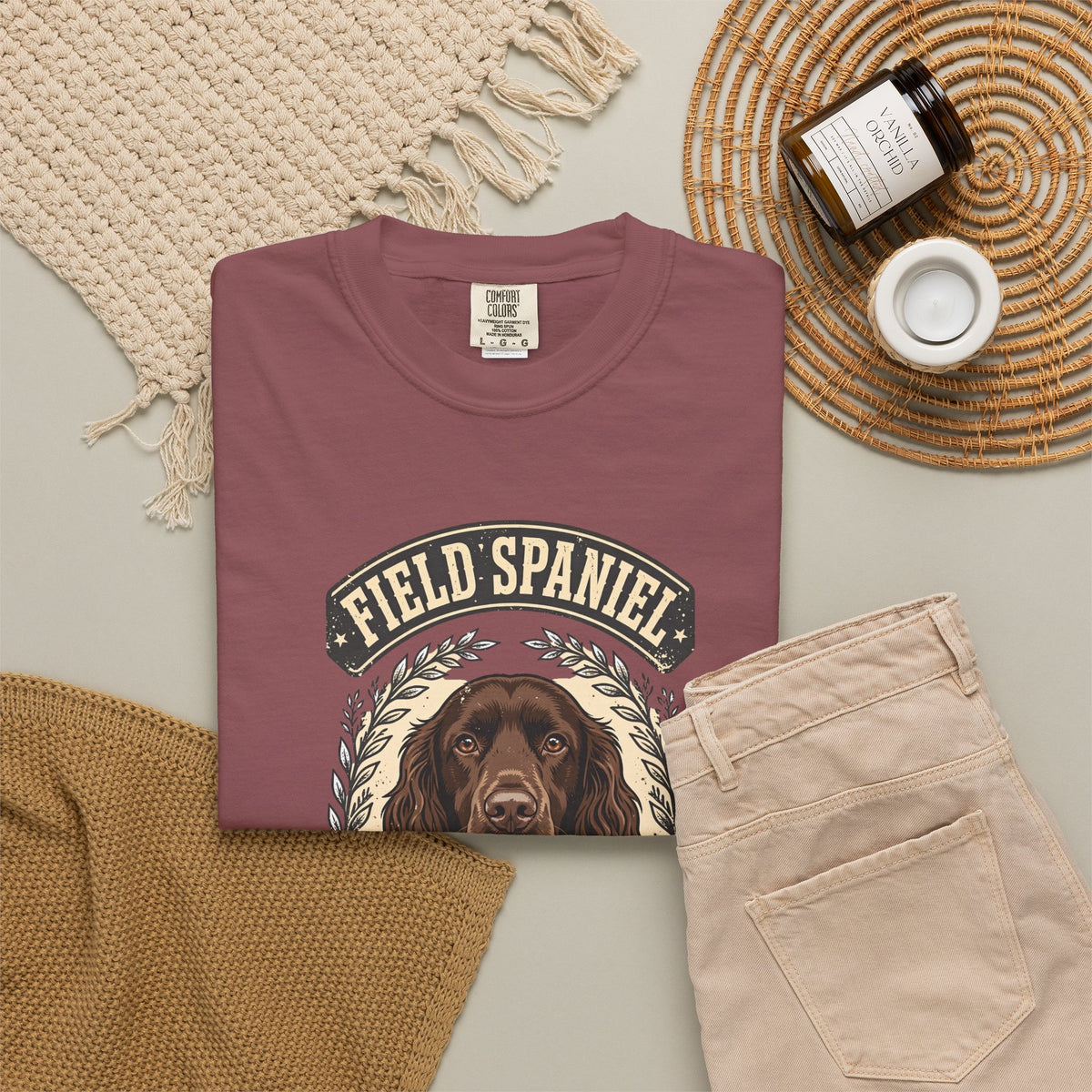 'Field Day' Field Spaniel T-Shirt — alternate view