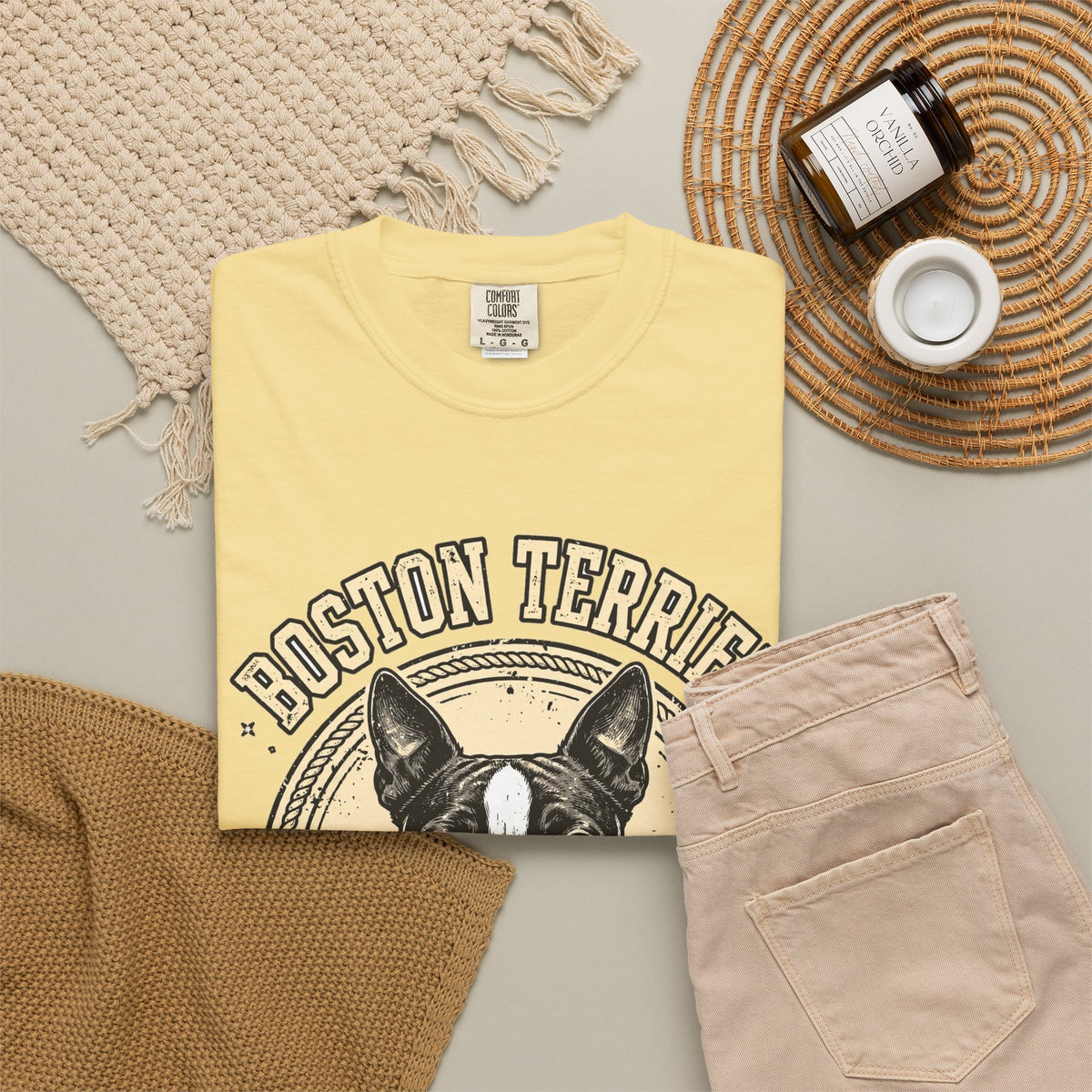 'Tuxedo Goofball' Boston Terrier T-Shirt — alternate view
