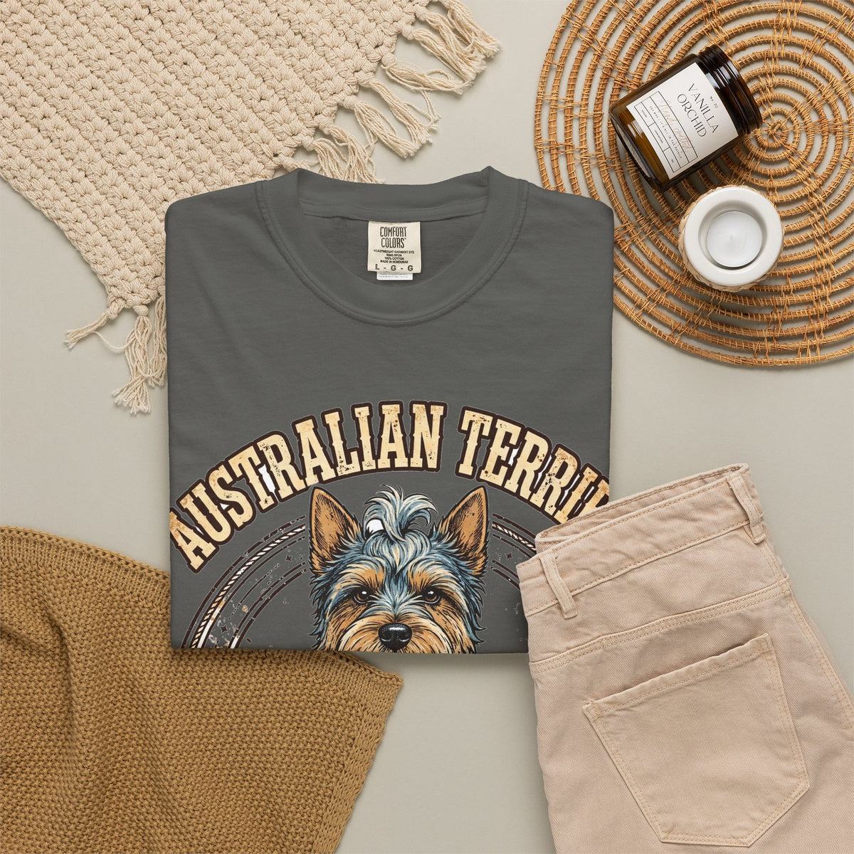 Australian Terrier Aussie Tough Tee