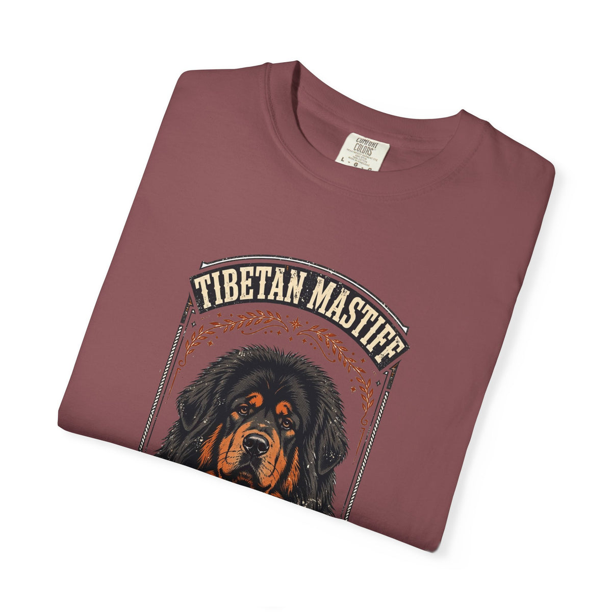 'Mane Attraction' Tibetan Mastiff T-Shirt — alternate view