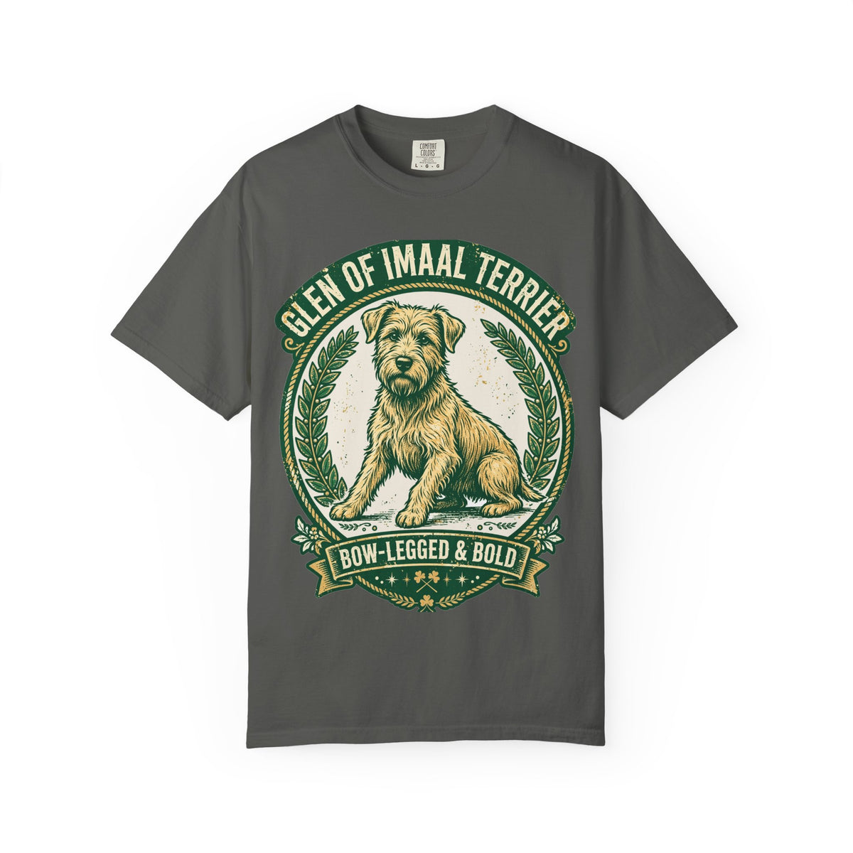 'of Imaal Bold' Glen of Imaal Terrier T-Shirt — alternate view