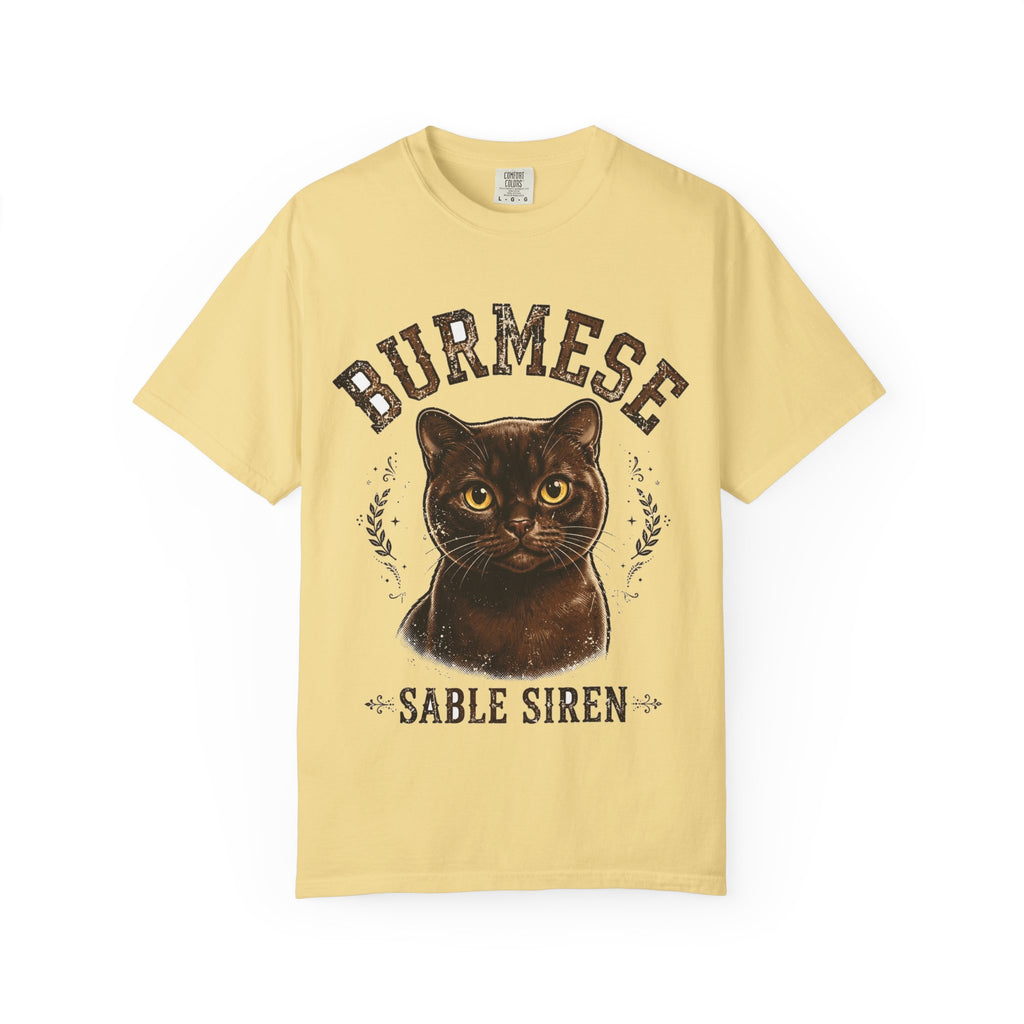 'Sable Siren' Burmese Cat T-Shirt — alternate view