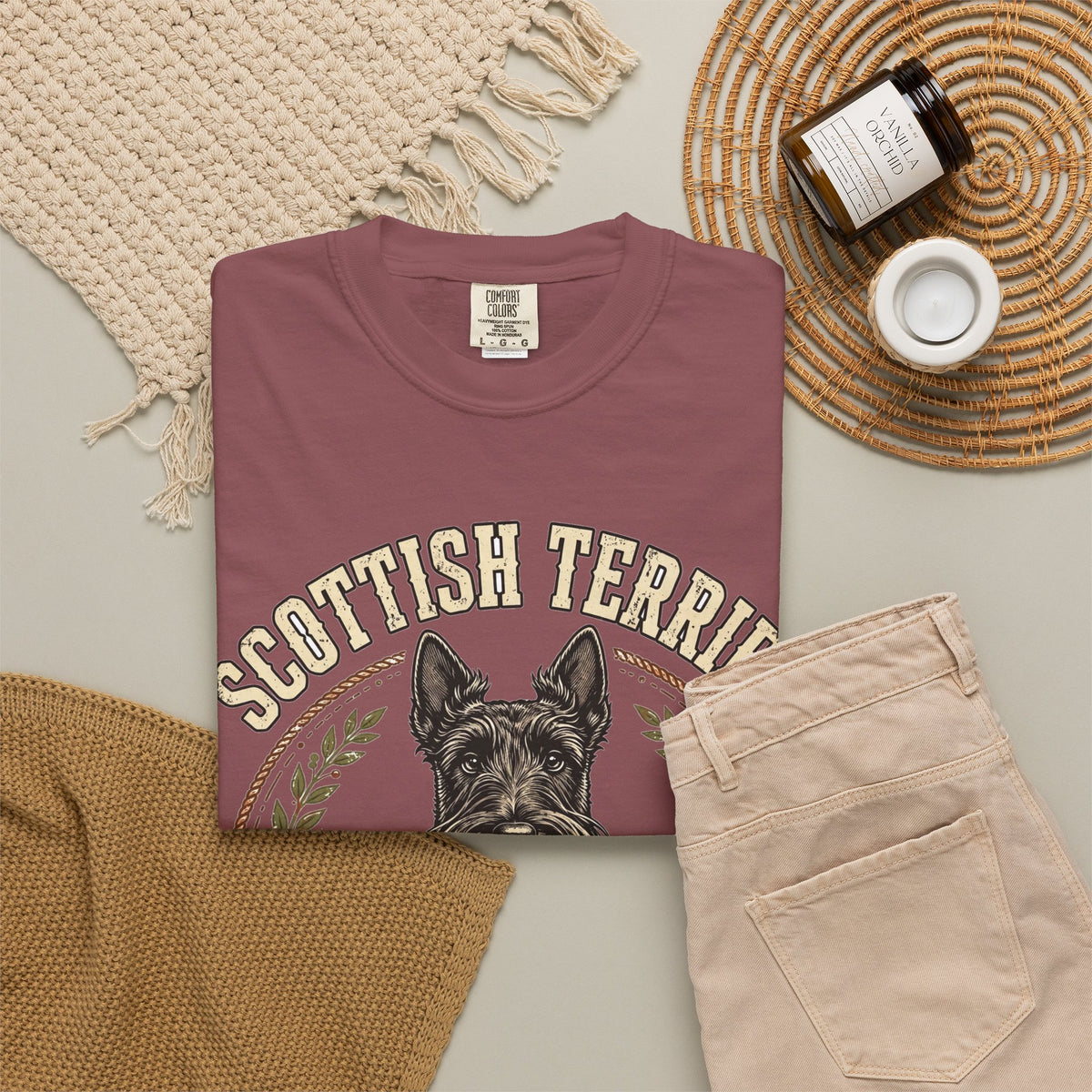 'Scotch & Sass' Scottish Terrier T-Shirt — alternate view