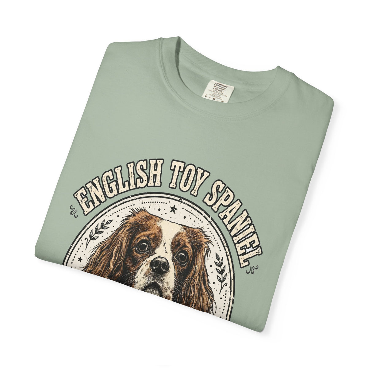 'Lap Royalty' English Toy Spaniel T-Shirt — alternate view