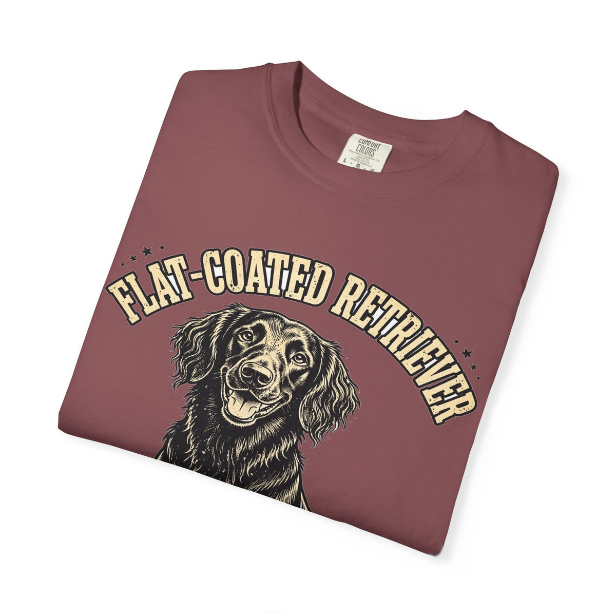 'Wag & Fetch' Flat-Coated Retriever T-Shirt — alternate view