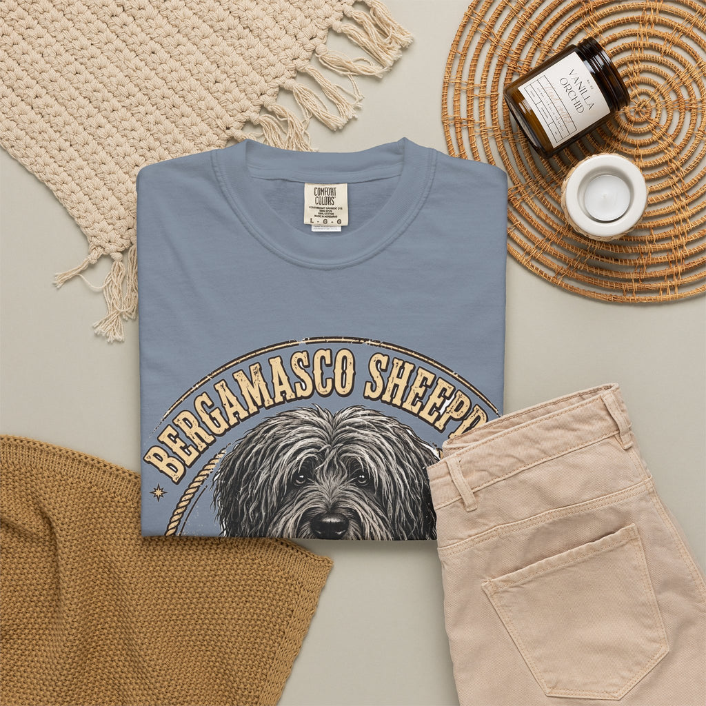 'Flock Star' Bergamasco Sheepdog T-Shirt — alternate view