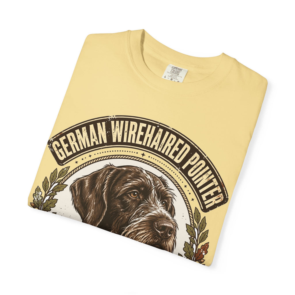'Scruffy Sharpshooter' German Wirehaired Pointer T-Shirt — alternate view