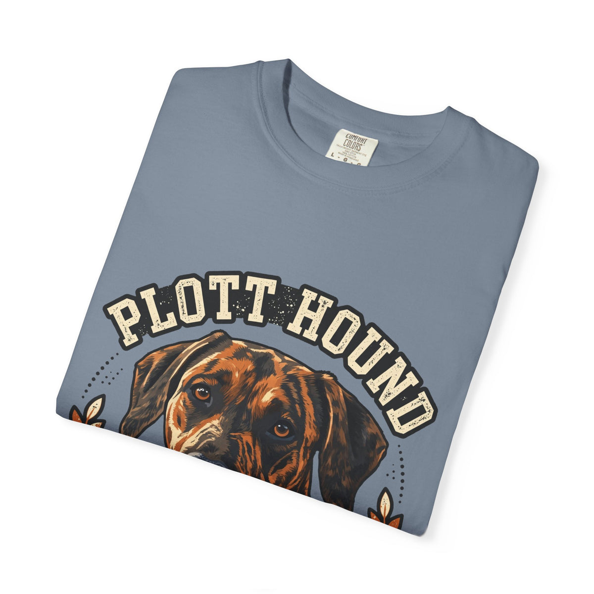 'Brindle And Brave' Plott Hound T-Shirt — alternate view