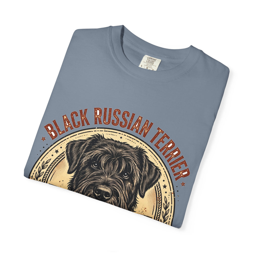 'Beard Bodyguard' Black Russian Terrier T-Shirt — alternate view