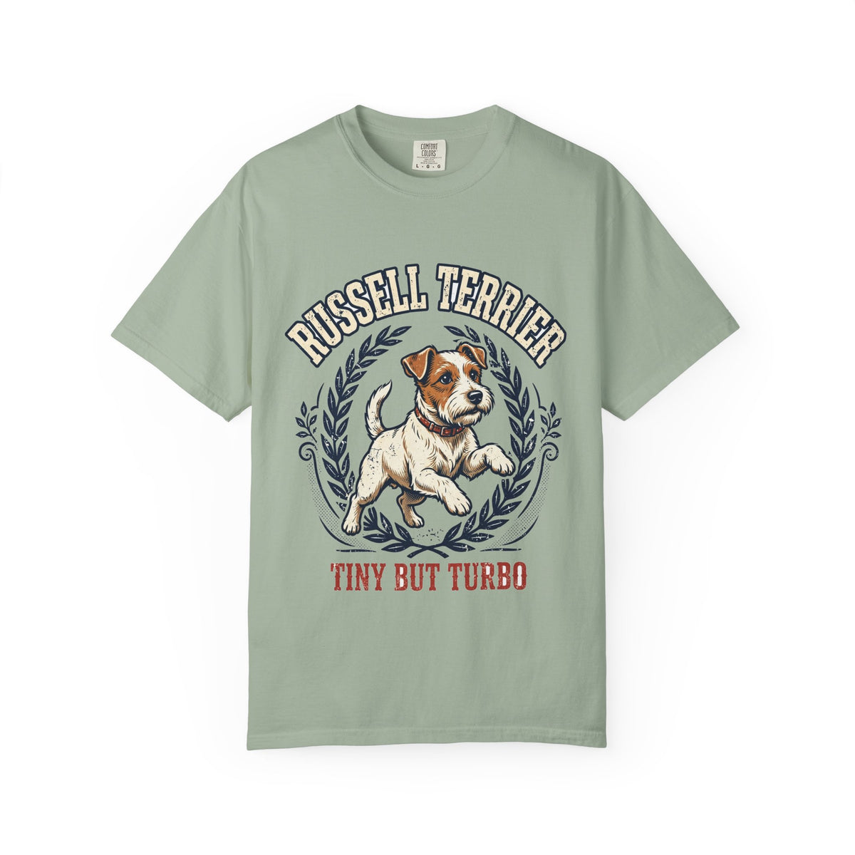 'Tiny But Turbo' Russell Terrier T-Shirt — alternate view