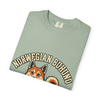 'Curly Tail' Norwegian Buhund T-Shirt — alternate view