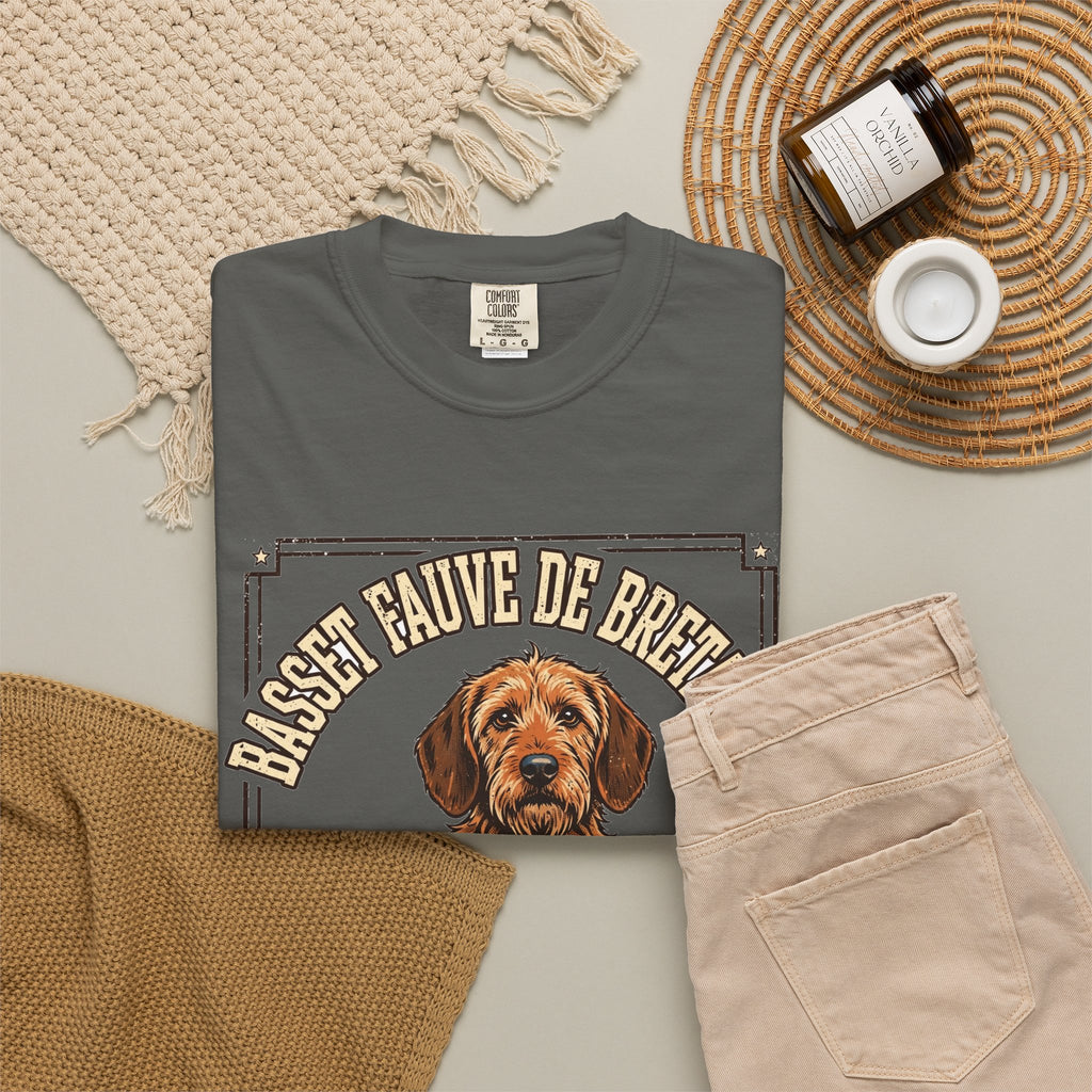'Fawnomenal' Basset Fauve de Bretagne T-Shirt — alternate view