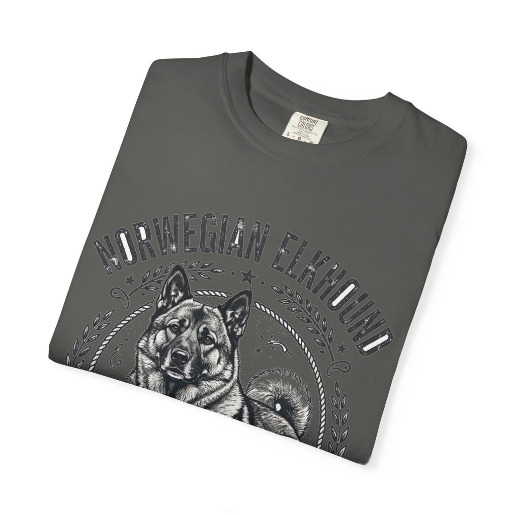'Viking Howl' Norwegian Elkhound T-Shirt — alternate view