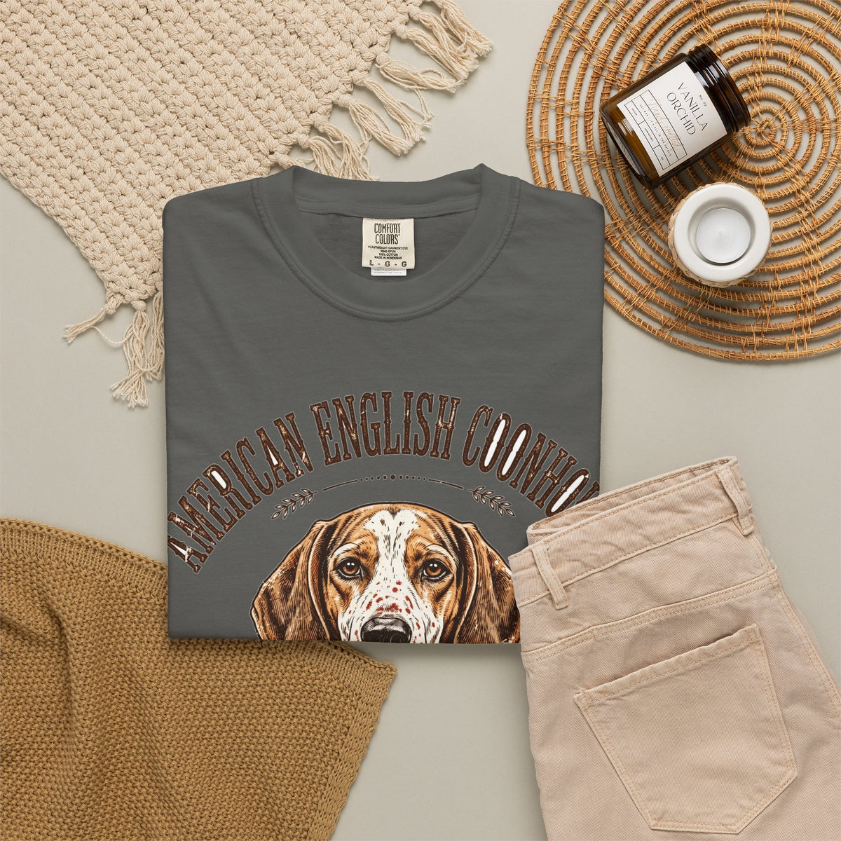 American English Coonhound Night Howler Tee