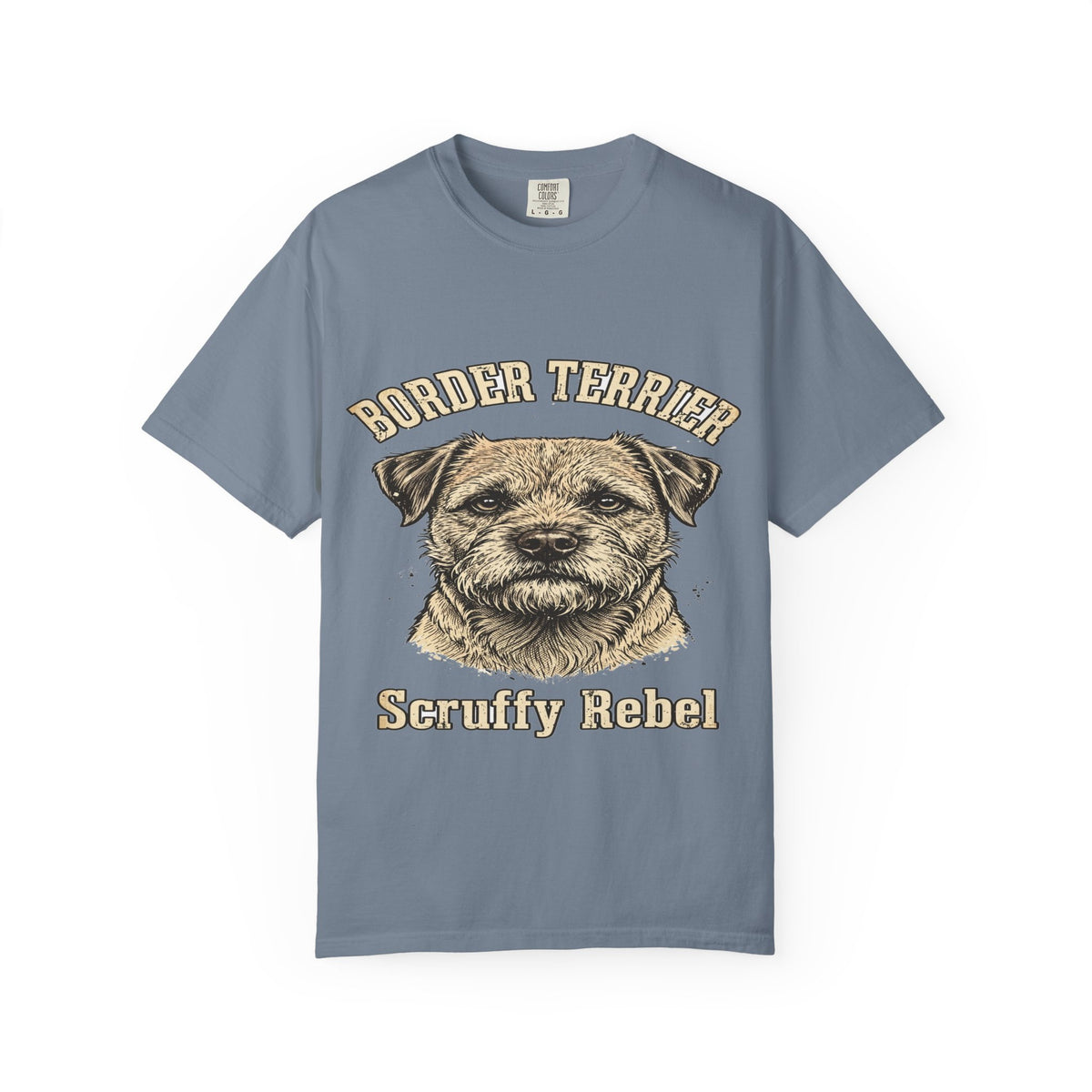 'Scruffy Rebel' Border Terrier T-Shirt — alternate view