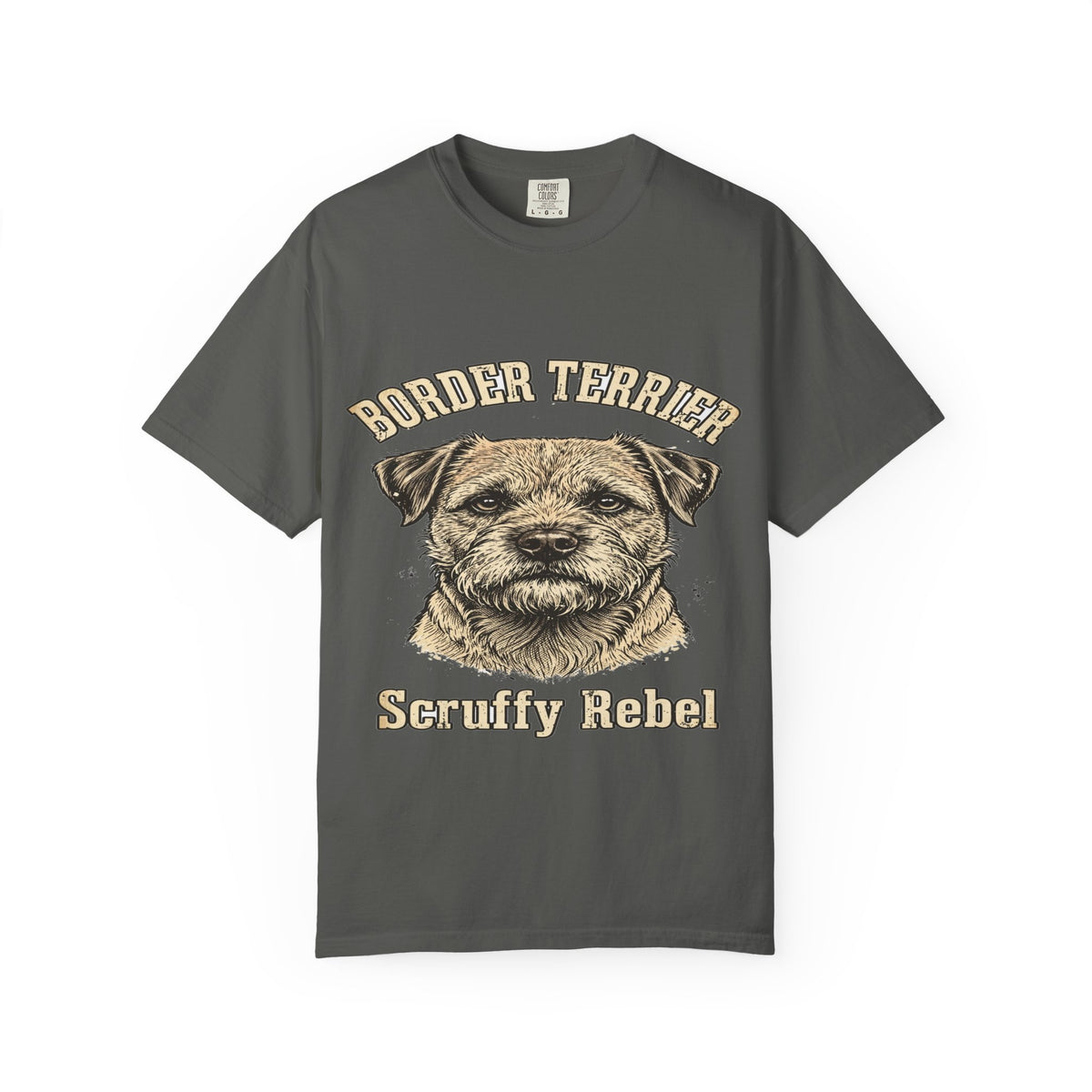 'Scruffy Rebel' Border Terrier T-Shirt — alternate view