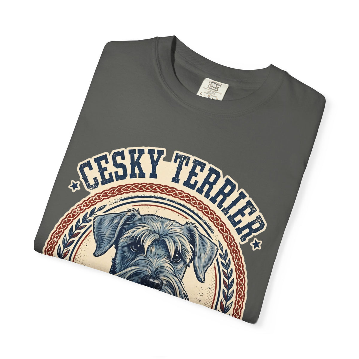 'Silky Beard' Cesky Terrier T-Shirt — alternate view