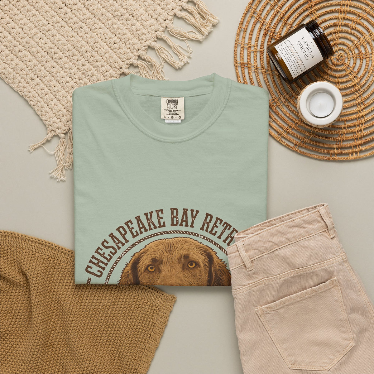 'Seaworthy Sweetheart' Chesapeake Bay Retriever T-Shirt — alternate view