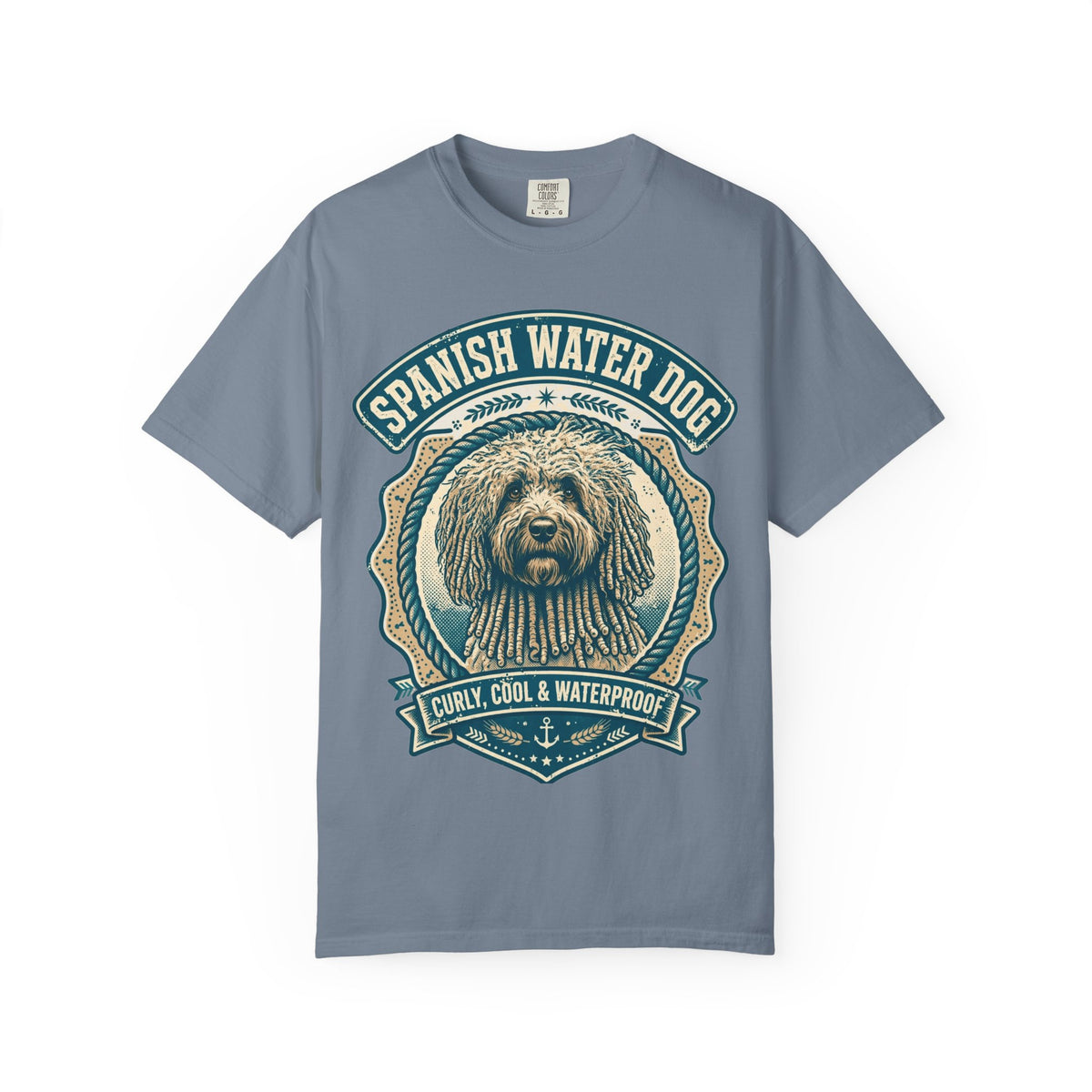'Waterproof' Spanish Water Dog T-Shirt — alternate view