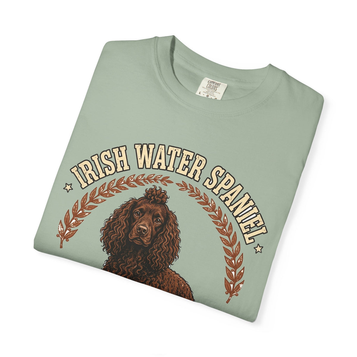 'Curly Cutie' Irish Water Spaniel T-Shirt — alternate view