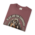 'Midnight' Black and Tan Coonhound T-Shirt — alternate view