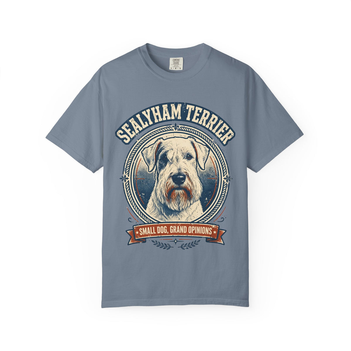 'Grand Opinions' Sealyham Terrier T-Shirt — alternate view