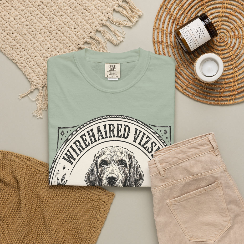 'Bearded Rocket' Wirehaired Vizsla T-Shirt — alternate view