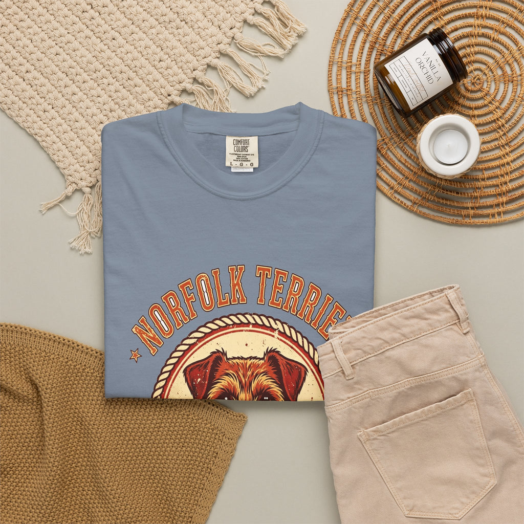 'Little Big Shot' Norfolk Terrier T-Shirt — alternate view