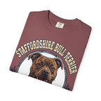 'Smiley Staffy' Staffordshire Bull Terrier T-Shirt — alternate view