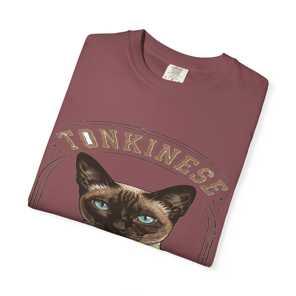'Aqua Eyes' Tonkinese Cat T-Shirt — alternate view