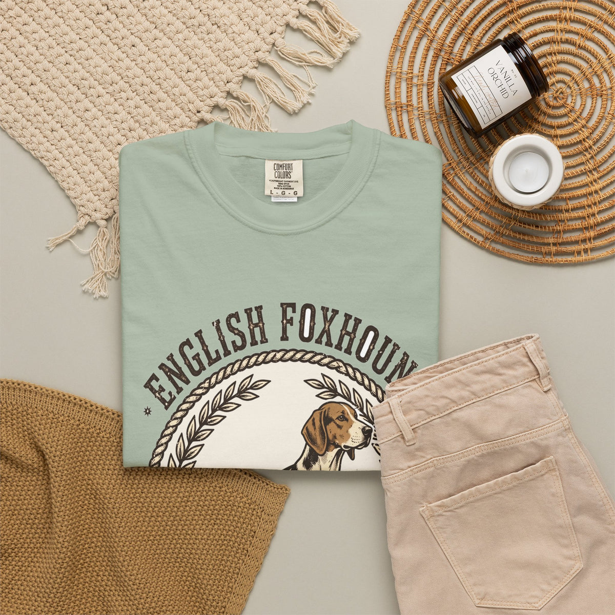 'Tally Ho' English Foxhound T-Shirt — alternate view