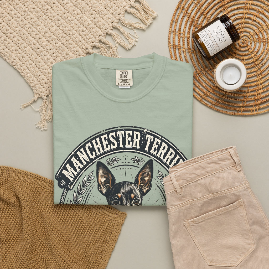 'City Slicker' Manchester Terrier T-Shirt — alternate view