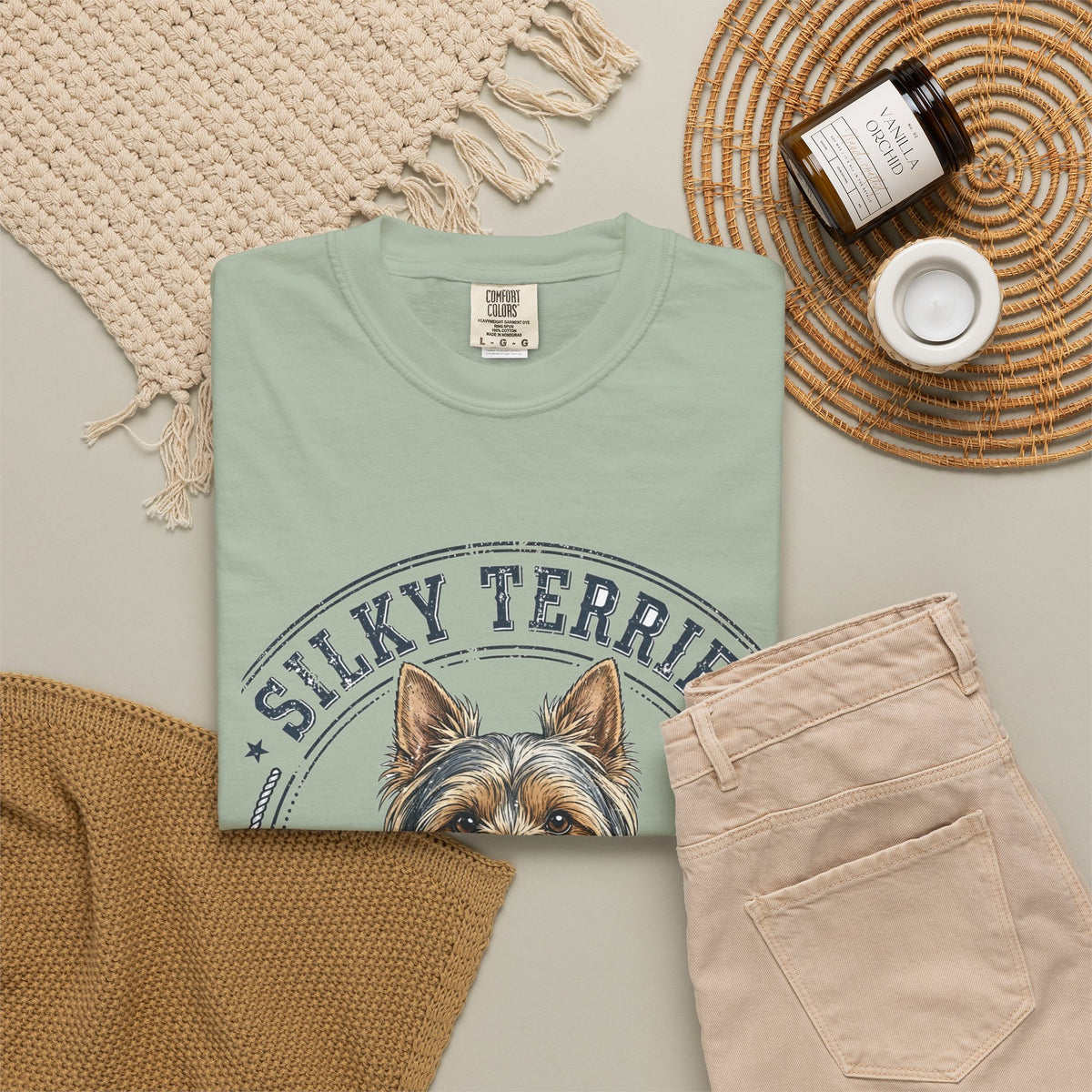 'Silky Sass' Silky Terrier T-Shirt — alternate view