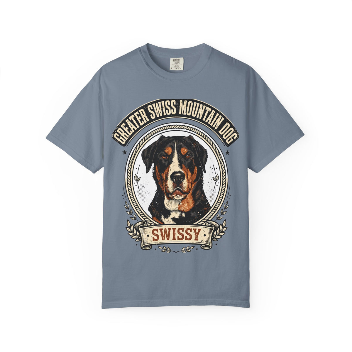 'Swissy' Greater Swiss Mountain Dog T-Shirt — alternate view