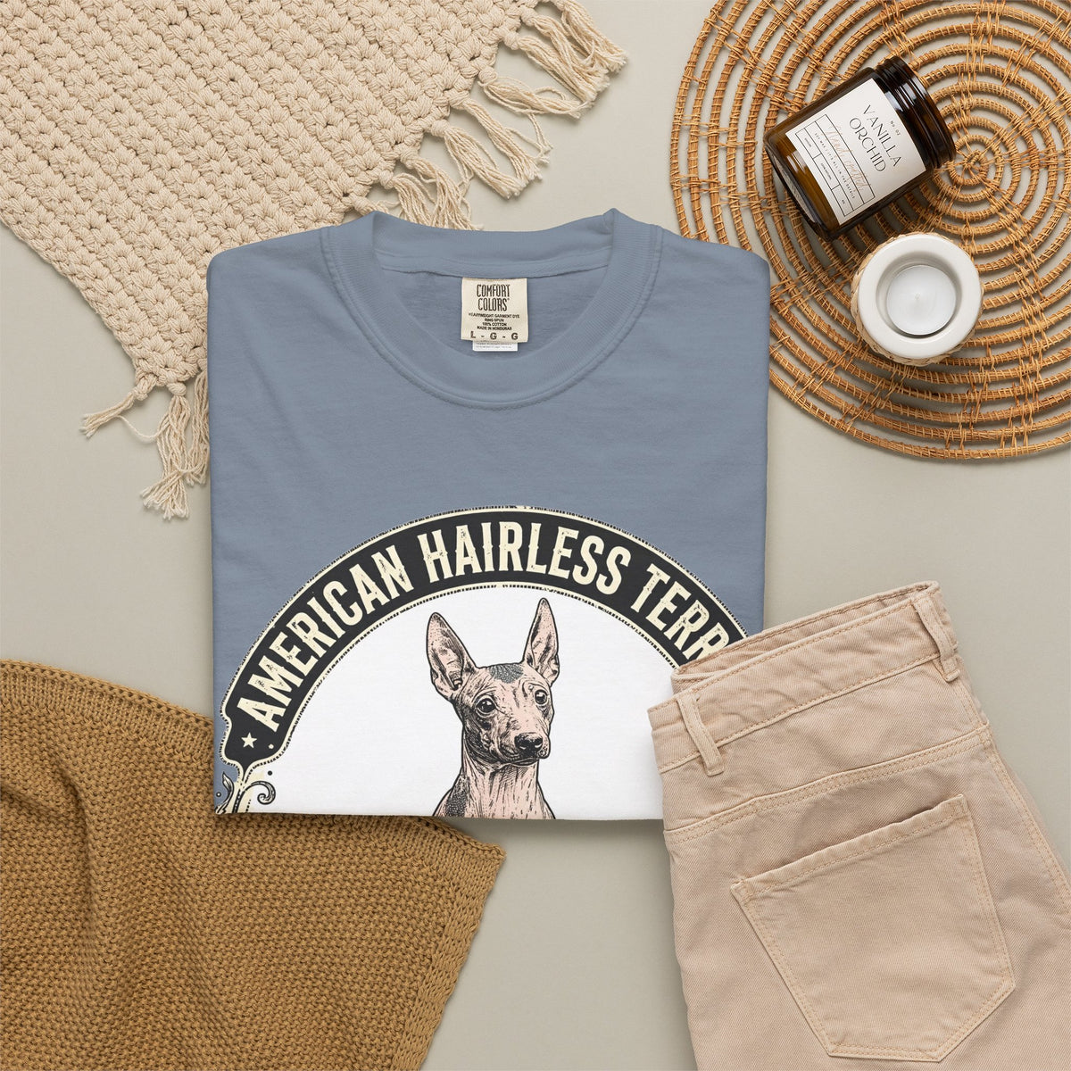 American Hairless Terrier Bare Beauty Tee