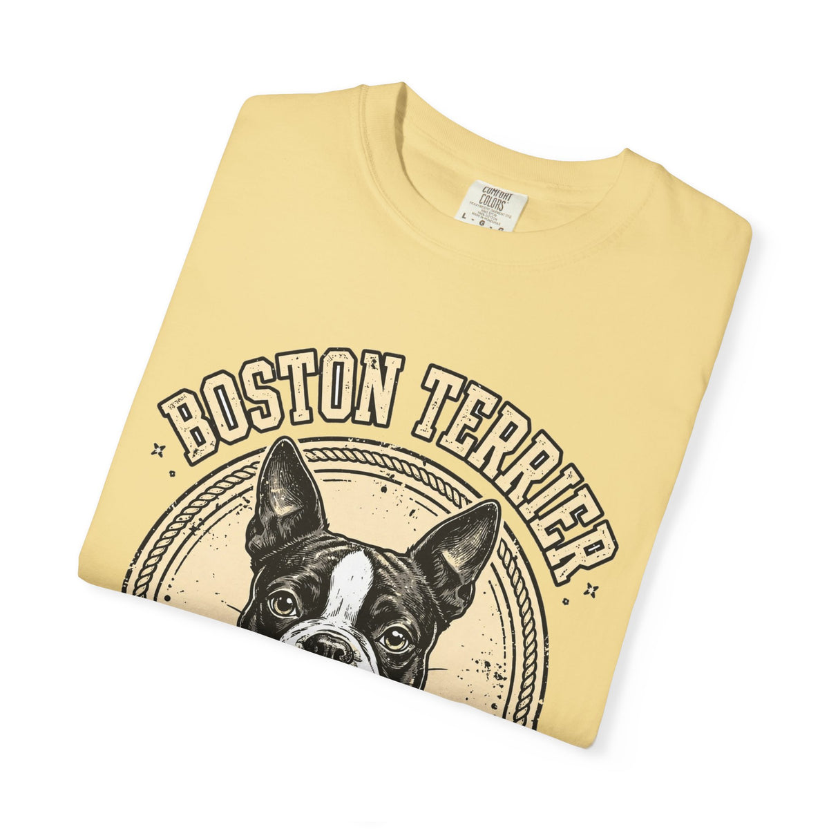'Tuxedo Goofball' Boston Terrier T-Shirt — alternate view